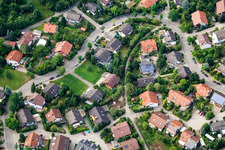 Luftbild von Ehbühl, Kirchhalde in Herrenberg im Bundesland Baden-Württemberg, Deutschland