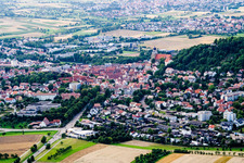 Herrenberg von Süden im Bundesland Baden-Württemberg, Deutschland