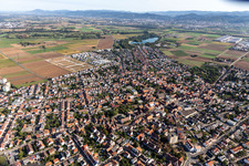 Luftbild von Heddesheim im Bundesland Baden-Württemberg, Deutschland