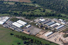 Luftbild von Ehemalige Salmkaserne in Philippsburg im Bundesland Baden-Württemberg, Deutschland