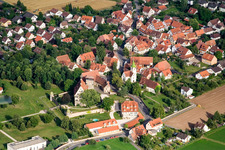 Luftbild von Kilchberg bei Tübingen im Bundesland Baden-Württemberg, Deutschland