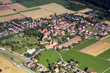 Luftaufnahme von Kilchberg bei Tübingen im Bundesland Baden-Württemberg, Deutschland