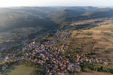 Lembach im Bundesland Bas-Rhin, Frankreich von oben