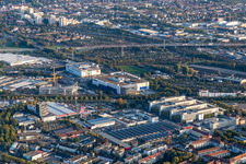 Gerwigstraße und Durlacher Allee im Ortsteil Oststadt in Karlsruhe im Bundesland Baden-Württemberg, Deutschland