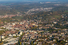 Altstadt unterm Turmberg im Ortsteil Durlach in Karlsruhe im Bundesland Baden-Württemberg, Deutschland
