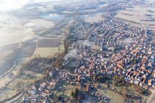 Berg im Bundesland Rheinland-Pfalz, Deutschland von oben