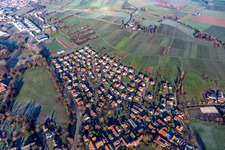 Ortsteil Altenstadt in Wissembourg im Bundesland Bas-Rhin, Frankreich aus der Drohnenperspektive