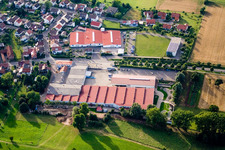 Stupferich, Vogelsitze GmbH, Kleinsteinbacherstraße 44 in Karlsruhe im Bundesland Baden-Württemberg, Deutschland aus der Vogelperspektive