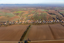 Vollmersweiler im Bundesland Rheinland-Pfalz, Deutschland von oben gesehen