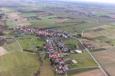 Oberhausen im Bundesland Rheinland-Pfalz, Deutschland von der Drohne aus gesehen