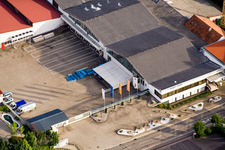 Stupferich, Vogelsitze GmbH, Kleinsteinbacherstraße 44 in Karlsruhe im Bundesland Baden-Württemberg, Deutschland vom Flugzeug aus