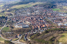Weil der Stadt im Bundesland Baden-Württemberg, Deutschland aus der Luft