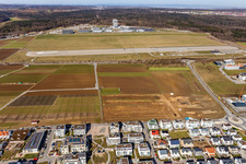 Luftbild von Robert Bosch GmbH Zentrum für Forschung am Flugplatz Malmsheim in Renningen im Bundesland Baden-Württemberg, Deutschland