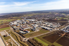 Industriegebiet Benzstr in Renningen im Bundesland Baden-Württemberg, Deutschland