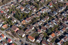 Mozartstr in Renningen im Bundesland Baden-Württemberg, Deutschland