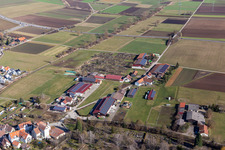 Renningen im Bundesland Baden-Württemberg, Deutschland aus der Drohnenperspektive