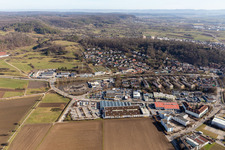 Gewerbegebiet Daimlerstr in Herrenberg im Bundesland Baden-Württemberg, Deutschland