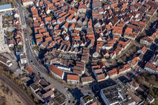 Bronntor in Herrenberg im Bundesland Baden-Württemberg, Deutschland