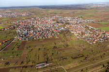 Kuppingen von Süden in Herrenberg im Bundesland Baden-Württemberg, Deutschland