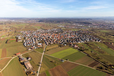 Kuppingen von Südosten in Herrenberg im Bundesland Baden-Württemberg, Deutschland