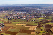 Kuppingen von Norden in Herrenberg im Bundesland Baden-Württemberg, Deutschland