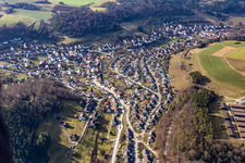 Luftaufnahme von Ortsteil Sulz am Eck in Wildberg im Bundesland Baden-Württemberg, Deutschland
