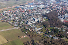 Studentenwohnheim Godramsteiner Straße 50., Klinikum Landau-Südliche Weinstraße in Landau in der Pfalz im Bundesland Rheinland-Pfalz, Deutschland