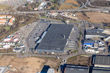 Filiale vom Supermarkt real in Brühl im Bundesland Baden-Württemberg, Deutschland