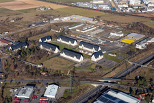 Luftbild von Ehemalige Kasernen in Schwetzingen im Bundesland Baden-Württemberg, Deutschland