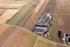 Aussiedlerhof Alsheimer Weg in Plankstadt im Bundesland Baden-Württemberg, Deutschland