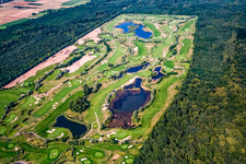 Golfclub Landgut Dreihof SÜW in Essingen im Bundesland Rheinland-Pfalz, Deutschland aus der Luft