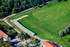 Driving Range des Golfclub Landgut Dreihof SÜW in Essingen im Bundesland Rheinland-Pfalz, Deutschland