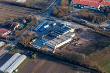 Zeiskam im Bundesland Rheinland-Pfalz, Deutschland vom Flugzeug aus