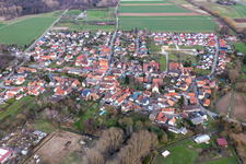 Dorfansicht von Südwesten in Barbelroth im Bundesland Rheinland-Pfalz, Deutschland