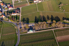 Friedhof in Frankweiler im Bundesland Rheinland-Pfalz, Deutschland