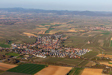 Luftbild von Insheim im Bundesland Rheinland-Pfalz, Deutschland