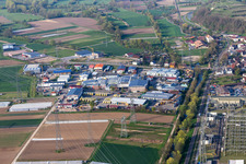 Luftaufnahme von Eichstetten am Kaiserstuhl im Bundesland Baden-Württemberg, Deutschland