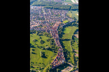 Drohnenaufname von Ludwigstr in Jockgrim im Bundesland Rheinland-Pfalz, Deutschland