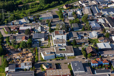 Luftaufnahme von Stiftung Kirchliches Rechenzentrum im Ortsteil Eggenstein in Eggenstein-Leopoldshafen im Bundesland Baden-Württemberg, Deutschland