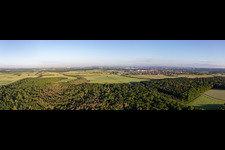 Panorama von Osten in Gochsheim im Bundesland Bayern, Deutschland