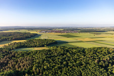 Grettstadt im Bundesland Bayern, Deutschland vom Flugzeug aus