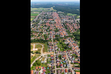 Drohnenaufname von Kandel im Bundesland Rheinland-Pfalz, Deutschland