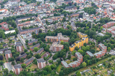 Schulze-Delitzsch-Straße im Ortsteil Bredeberg in Flensburg im Bundesland Schleswig-Holstein, Deutschland