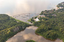Yachthafen FSC, Flensburger Segel-Club e.V., DHH Hanseatische Yacht- und Segelschule Glücksburg im Ortsteil Sandwig im Bundesland Schleswig-Holstein, Deutschland