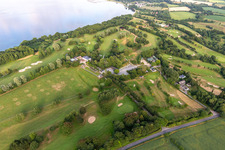 Förde-Golf-Club e.V. Glücksburg im Ortsteil Bockholm im Bundesland Schleswig-Holstein, Deutschland aus der Vogelperspektive