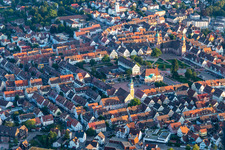 Luftaufnahme von Größter Marktplatz Deutschlands in Freudenstadt im Bundesland Baden-Württemberg