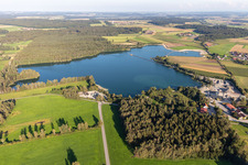 Federseebahn, Torfwerk im Ortsteil Sattenbeuren in Bad Schussenried im Bundesland Baden-Württemberg, Deutschland