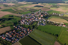 Luftbild von Ortsteil Michelwinnaden in Bad Waldsee im Bundesland Baden-Württemberg, Deutschland