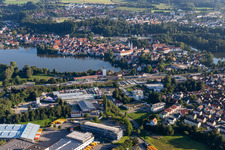 Stadt See in Bad Waldsee im Bundesland Baden-Württemberg, Deutschland
