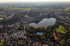 Strand- und Freibad Bad Waldsee im Bundesland Baden-Württemberg, Deutschland